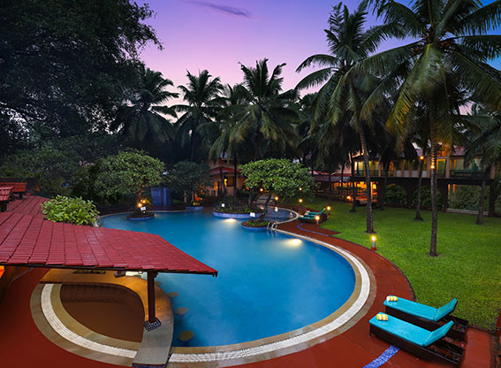 resort near calangute with swimming pool